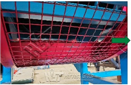 tire shredding machine screen system and output control tire shredding machine screen system and output control