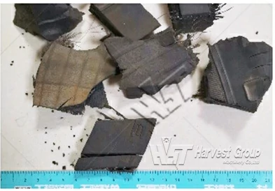 tire shredder output rubber chips size after shredding tire shredder output rubber chips size after shredding