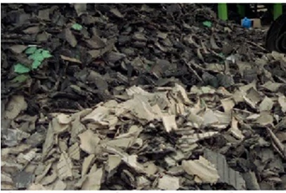 tire shredder output rubber pieces after shredding process tire shredder output rubber pieces after shredding process